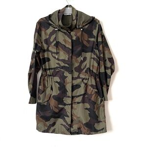 Dex Lightweight Camo Windbreaker Jacket – Detachable Hood (S / Fits S-M)